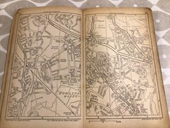 GEOGRAPHERS A-Z ATLAS OF LONDON AND SUBURBS WITH INDEX & HOUSE NUMBERS PRICE 3’6