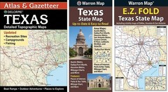 Delorme: Texas Gazetteer with Texas paper & laminated maps included