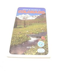 VINTAGE 1975 ROCKY MOUNTAIN AAA WHERE TO VACATION IN COLORADO GUIDE