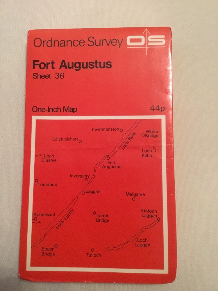 1961 Ordnance Survey One Inch Map Of Fort Augustus – Sheet 36