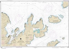 Unalaska Bay and Akutan Pass | Waterproof NOAA Chart 16528