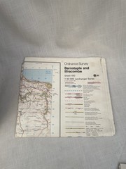 Vintage Ordnance Survey Map Sheet 180 Barnstaple And Ilfracombe