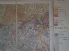 CLOTH DISS RARE Geology/Ordnance Survey South London 1921 Richmond, Chiswick