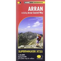 Scotland Arran Walking Map UK Hiking Navigation All-Weather Strong Durable