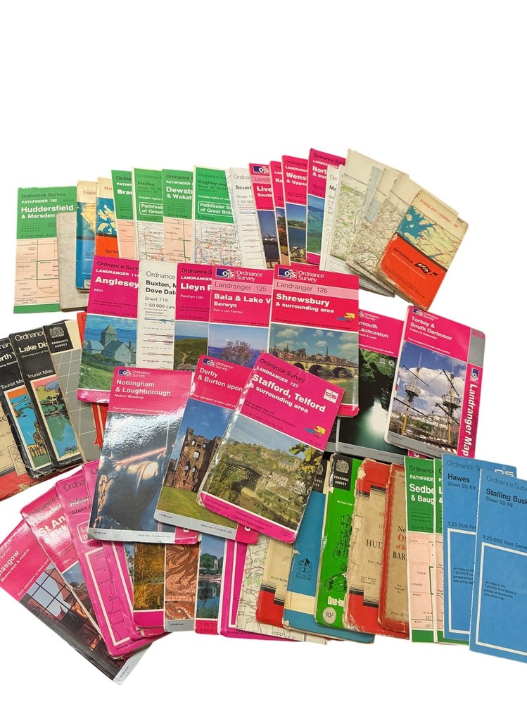 Ordnance Survey Maps Collection Various Titles and Regions 6073