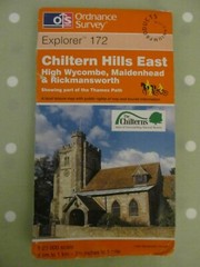 OS EXPLORER MAP 172 CHILTERN HILLS EAST 1:25 000 ORDNANCE SURVEY