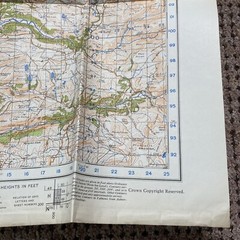 BARMOUTH & ABERYSTWYTH Second War Revision Sheet 68 – 1940 OS Map WWII Vintage