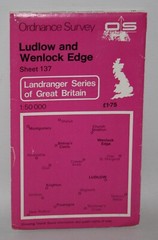 Ordnance Survey Landranger Map – Ludlow & Wenlock Edge – Sheet 137 – 1980