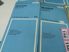 1:25 000 1st Series Ordnance survey map Sheets SO70 SO80 SP81 ST77 ST36 Index