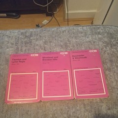 Ordnance Survey Maps Bundle (x4) – Chester, Caernarvon, Dolgellau & Aberystwyth