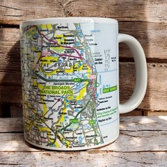 OS Map Ceramic Mug – The Broads (General merchandise)