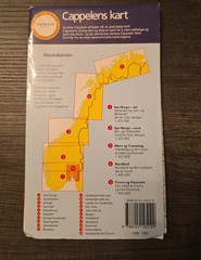 Southern Norway Road Map for Tourists – Cappelens Bifold Map SÃÂ¸r Norge No. 1