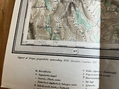 topografisk kart over norge – blad 42 a. opdal 1931