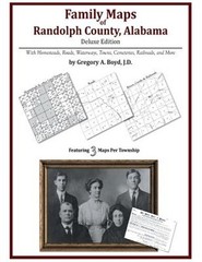 Family Maps of Randolph County, Alabama, Deluxe Edition (Paperback or Softback)