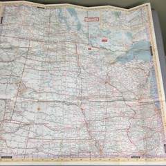Vintage 1979 AAA Central States Travel Road Map