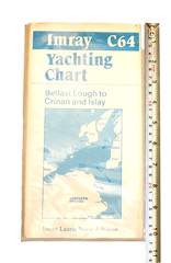 Vintage Imray C64 Yachting Chart Belfast Lough to Crinan and Islay Paper Map.