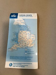 Retro 1970s RAC Map Avon Bristol Bath Cardiff Newport Wells