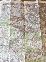 1965 Ordnance Survey One Inch Seventh Series Map 170 London South West