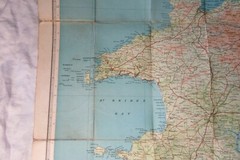 PEMBROKE WALES – Bartholomew’s Half Inch CLOTH MAP Sheet 11
