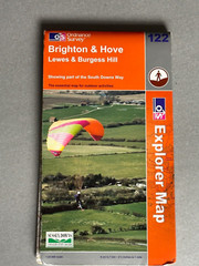OS,Ordnance Survey, Explorer map Sheet 122, Brighton & Hove