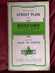 Vintage Barnetts Bedford Street Plan with Index