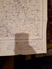 Ordnance Survey Map Of Great Britian – BURTON UPON TRENT – 1966 – 1/63360