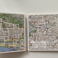 Washington DC PopOut Map – pocket size pop …, Popout Maps