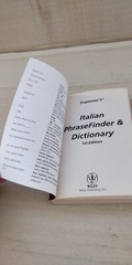 Frommer’s Phrase Bks.: Frommer’s Italian PhraseFinder and Dictionary 3 by…