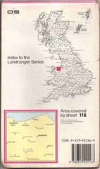 OS Map of Abergavenny & Black Mountains 1:50,000 Landranger series  – Sheet 161