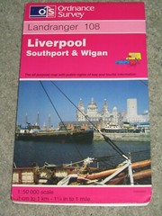 OS Ordnance Survey Landranger Map Sheet 108 Liverpool, Southport & Wigan – 1997