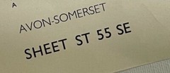 OS, 6 Inch to 1 Mile Map, sheet ST 55 SE, Somerset, Chewton Mendip area,1988