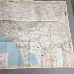 Vintage 1979 AAA Western States South Travel Road Map