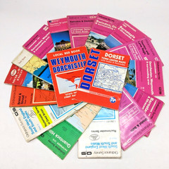 Bundle X17 Road, Walking & Street Maps of West Country O/S, Bartholomew etc