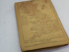 OS Ordnance Survey One Inch Cloth Map, of Birmingham , Sheet 131 1950