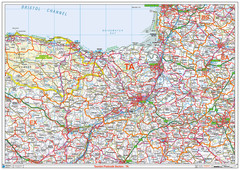 (G32) Map of Taunton TA Postcode Sectors, Poster of Taunton Postcodes