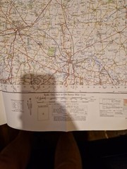 Ordnance Survey Map Of Great Britian – BURTON UPON TRENT – 1966 – 1/63360