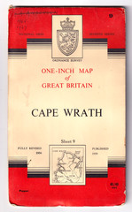 CAPE WRATH – Ordnance Survey One Inch Map (Seventh Series)
