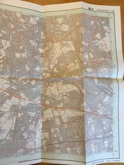 1987 Ordnance Survey Pathfinder Map 1158 TQ 08/18 Hillingdon And Wembley