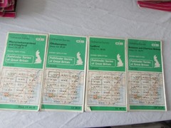 4 x OS Pathfinder series SX 1.25000 maps