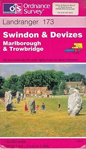 Swindon and Devizes, Marlborough and Tro… by Ordnance Survey Sheet map, folded