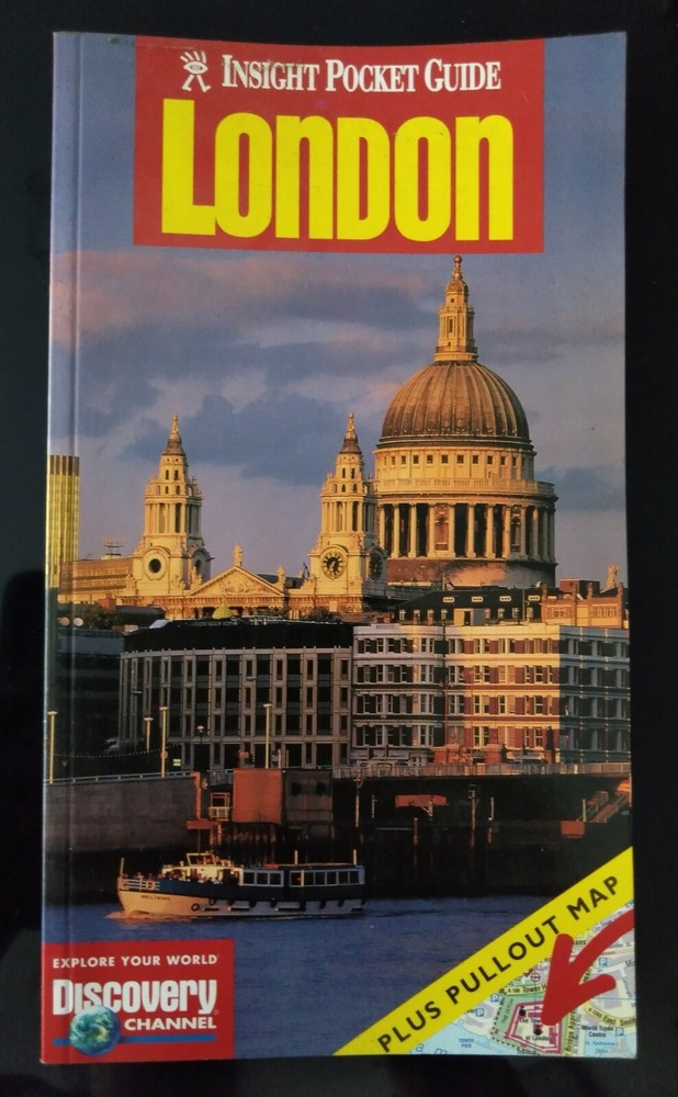 2000 LONDON Insight Pocket Guide Book Discovery Channel Tourist Information Maps