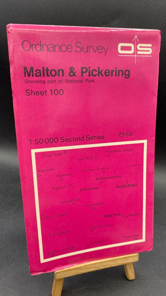 Historic Ordnance Survey No. 100 1:50 000 1974 1st Series Malton & Pickering