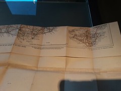 Vintage Bacon’s Cycling Road Map of England Sheet 6 poor condition see photos pl