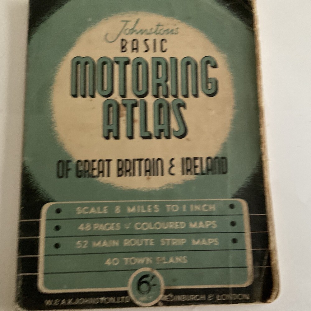 Johnston’s Basic Motoring Atlas OF GB AND IRELAND Undated (M964)