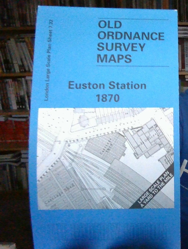 MAP OF Euston 1870 London Large Scale Sheet 7.32 NEW 9781841510286