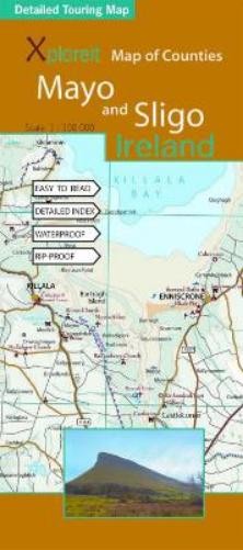 Xploreit Map of Counties Mayo and Sligo Ireland 1:100, 000 (Map) (UK IMPORT)