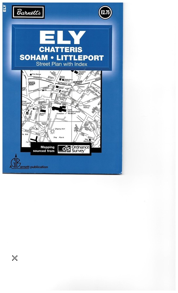 ELY Street plan with index – by Barnett’s 2005