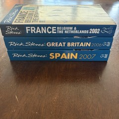 Rick Steves Europe 3 Book Lot Travel Skills Spain, Britain, France, Belgium