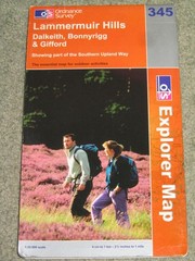 Ordnance Survey Explorer 1:25,000: Sheet 345 Lammermuir Hills & Dalkieth – 2006