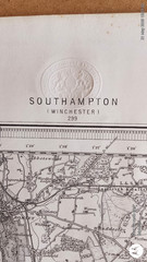 Ordnance Survey 3rd Edition Southampton Sheet Map 315 1″ to Mile